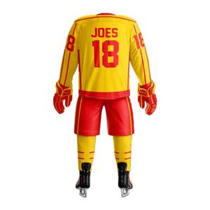 Uniforme de Hockey sobre Hielo al por Mayor con Impresión por Sublimación y Bordado |   Proveedor OEM de Pantalones Deportivos Personalizados - Product Image 3