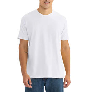 T-shirts d'été pour hommes à col rond en coton à manches courtes, décontractés, pour la gym, l'extérieur, légers, respirants, doux, confortables et extensibles - Product Image 1