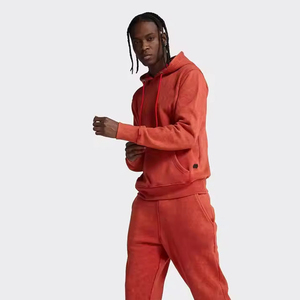 Conjunto de Sudadera con Capucha y Pantalones Deportivos para Hombre, Invierno, Venta al Por Mayor, OEM, Color Personalizado, Bloques de Color, Forro Polar Ligero - Product Image 2