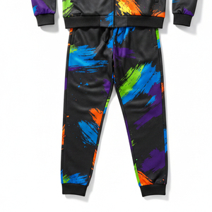 Chándal de Fútbol Sublimado con Estampado Personalizado, Transpirable, con Cierre Completo, Unisex, Corte Regular, Ecológico, Ligero, para Correr - Product Image 2