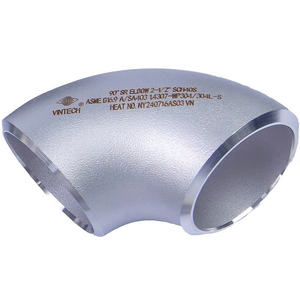 Codo de Acero Inoxidable de Radio Corto de 90 Grados para Tuberías de Vietnam, ASME B169 ASA403 304 304L 316 316L, Liso, Alta Presión, 1 a 12 pulgadas - Product Image 1