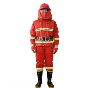 Traje de Bombero Ignífugo de Poliéster y Algodón Transpirable de Secado Rápido Unisex para Protección y Seguridad - Product Image 5