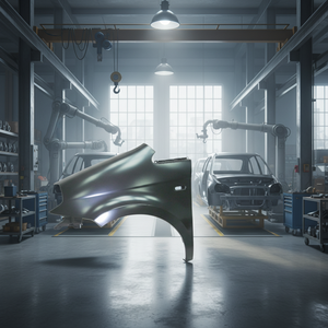 Nuevos Guardabarros Delanteros Izquierdo y Derecho Originales de Acero para Lancia Musa 2004-2012 (N.º de Pieza 51732283) - Product Image 1