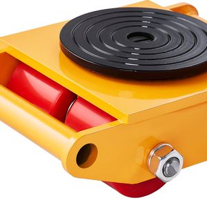 Carrello per Macchinari Machine Skate 6T, Capacità 6000 kg, con Rotazione a 360 Gradi per la Gestione delle Strutture - Product Image 6