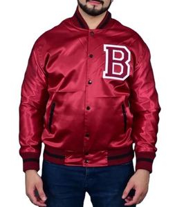 Best Selling Custom Satin Baseball <b>Jacket</b> High Quality Fabric Solid Color <b>Varsity</b> <b>Jacket</b> for <b>Men</b> Women Fashionable Winter - Product Image 1