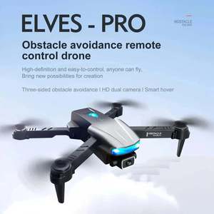 โดรน Elves Pro หลบหลีกสิ่งกีดขวาง กล้องคู่ HD ระบบไจโร 6 แกน มอเตอร์ไร้แปรงพัด ควบคุมระยะไกลแบบพับได้ สำหรับนักบินมืออาชีพ - Product Image 2