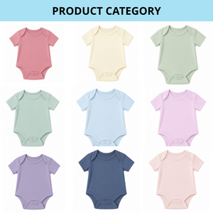 Monos de Bebé de Algodón Orgánico Suave Premium con Cremallera Bidireccional Antiaplastamiento, Impresión Personalizada ODM - Product Image 5