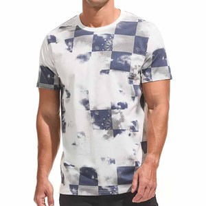 Camiseta de hombre lisa de algodón 100% personalizada al por mayor con el logotipo de tu marca, camisetas casuales para hombre con logotipo personalizado, camiseta suave para hombre - Product Image 3