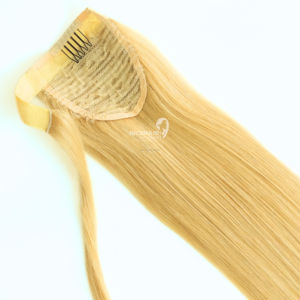 Extensión de cola de caballo Virgen vietnamita Extensiones humanas Envoltura Máquina de cola de caballo Trama doble Alta calidad Libre de enredos que se desprenden - Product Image 4