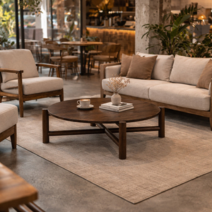 โต๊ะกาแฟนิวาราไม้สักแท้คุณภาพพรีเมียม สไตล์สแกนดิเนเวียน โมเดิร์น มินิมอล  ขายดี  ผิวสัมผัสสีน้ำผึ้ง  ทนทาน เป็นมิตรกับสิ่งแวดล้อม - Product Image 4