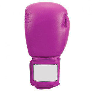 Gants de boxe en PU violet, fermeture Velcro, unisexes, pour entraînement de boxe, personnalisables - Product Image 1