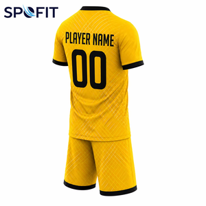 Ensemble de maillots de football personnalisés avec logo imprimé sur le devant, 100% polyester, séchage rapide, taille élastique, tailles adultes unisexes XS-XL, nom d'équipe personnalisé - Product Image 6