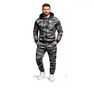 Best Hot Selling High Quality Tracksuits Camo Printing Customized Your Own Brand Logo Men Tracksuits - Product Image 6