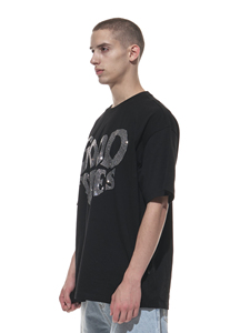 Camiseta extragrande personalizada con pedrería, 100% algodón, cuello redondo, manga corta, para uso casual y urbano, unisex. - Product Image 2