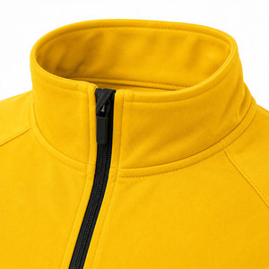เสื้อแจ็คเก็ตสีเหลืองสดใสสำหรับผู้ชาย ดีไซน์คอตั้ง แขนยาว มีกระเป๋าข้าง ราคาประหยัด กันน้ำ - Product Image 3