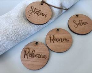 Wooden handmade new napkin ring <b>top</b> seller with custom names and logo high quality - <b>table</b> <b>decor</b> - Product Image 3