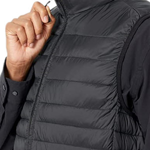 Custom Hot Sales Essentials Men's Lightweight Water-Resistant <b>Packable</b> Puffer Padded Mens Padded <b>Jacket</b> Winter Vest - Product Image 5