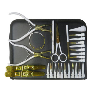 Kits professionnels d'extensions capillaires, équipement complet de salon et accessoires de beauté, installation, retrait et coiffage d'extensions capillaires - Product Image 4