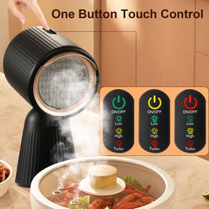 Cappa da Cucina Portatile da Tavolo con 3 Velocità e Controllo a un Pulsante, Ventilatore Aspirante con Filtro Rimovibile - Product Image 5