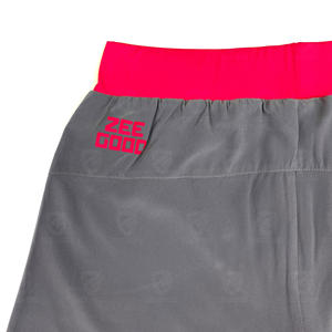 Shorts de sport personnalisés en gros, shorts de compression pour la gym, boxers de fitness avec cordon de serrage, vêtements de course 2 en 1 pour homme - Product Image 5