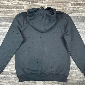 Nueva Sudadera con Capucha de Mujer con Pedrería y Bolsillo Frontal con Cremallera, Colección Otoño 2026, Transpirable, Más Vendida, Precio al por Mayor - Product Image 4