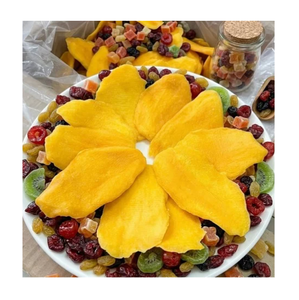 Fruta Seca Mixta, Surtido de Rodajas de Mango con Arándanos, Kiwi y Pasas en Sirope Dulce, Bocadillos Envasados a Granel - Product Image 1