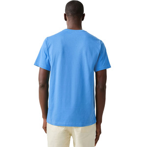 T-shirt col rond pour homme, manches courtes, tricoté, uni, décontracté, usage quotidien, logo personnalisé, grossiste fournisseur Pakistan Chine, personnalisation possible - Product Image 2