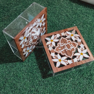 Tapa de madera acrílica de alta calidad Diseño floral hueso I pieza de diseño de la mejor calidad para tamaño personalizado precio barato - Product Image 1