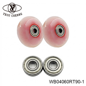YEOU CHERNG WB04060RT90-1 PU <b>Wheels</b> Red Gradient 90A Hardness for Automation Machinery - Product Image 4