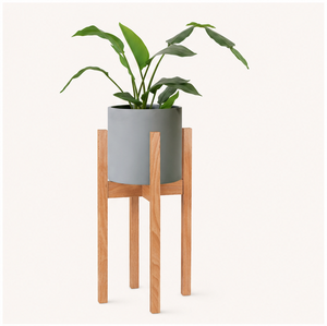Vintage Solid Wood Plant Stand Indoor Flower <b>Pot</b> <b>Holder</b> for Living Room Balcony & Office Decor Wholesale Wooden Planter Stand - Product Image 5