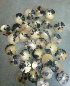 Boutons en corne de buffle de luxe, boutons en corne de bœuf véritable, couleur rose clair et foncé, artisanat naturel - Product Image 6