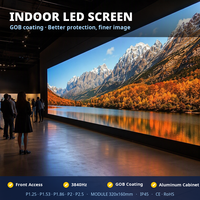 Layar LED Tetap Dalam Ruangan P1.86 Fine Pitch, Solusi Video Wall Komersial