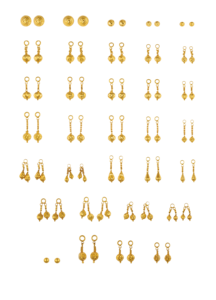 Pendientes de Aro de Oro Amarillo Sólido de 22K, Diseño Tradicional Indio de Bali, Joyería Fina Ligera para Mujer, Bajos Costos de Fabricación - Product Image 5