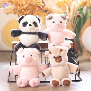 QY mignon chaton en peluche porte-clés adorable dessin animé chat poupée pendentif doux peluche sac breloque ornement cadeau - Product Image 5