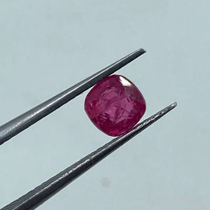 Piedra Preciosa de Espinela Natural de Corte Cojín de Grado de Lujo, Color Rojo Rosado de Alta Calidad, 0.80 Quilates, Piedra Suelta para Joyería Femenina - Product Image 1