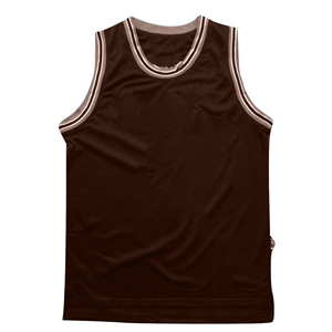 Maillot de basket sans manches bleu unisexe, anti-transpiration, 100 % polyester, coupe classique, pour adultes, toutes saisons - Product Image 3
