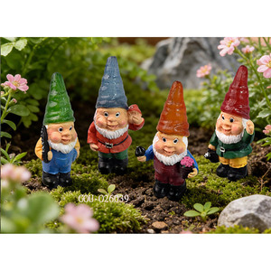 Figurines de décoration de jardin, gnome de jardin en résine - Product Image 2