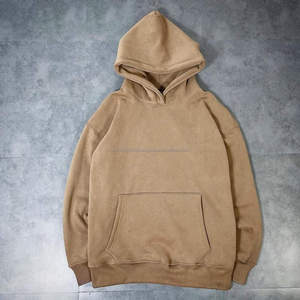 เสื้อฮู้ดดี้ผ้าคอตตอน 100% สีดำทรงโอเวอร์ไซส์ สไตล์สตรีทแวร์สำหรับผู้ชาย  รับสกรีนโลโก้ใหม่ตามสั่ง - Product Image 1