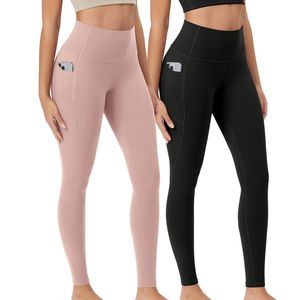 Leggings de Yoga Personalizados al por Mayor para Mujer, Cintura Alta, Sólidos, de Secado Rápido, Transpirables, Elásticos, para Fitness, Entrenamiento, Gimnasio, Correr, Ropa Deportiva - Product Image 5