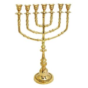 Menorah Judía, Estrella de David, Candelabros Mesiánicos Plateados Hechos a Mano, Decoración Navideña para el Hogar, Actividades Religiosas, Iglesia - Product Image 5