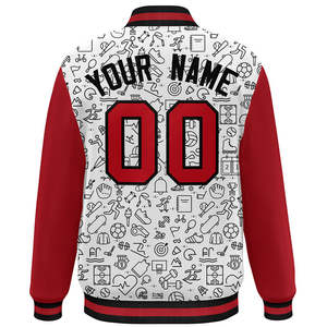 Chaqueta Varsity Personalizada para Hombre, Talla Grande, Transpirable, Ligera, de Lona, para Invierno, con Bordado Deportivo - Product Image 4