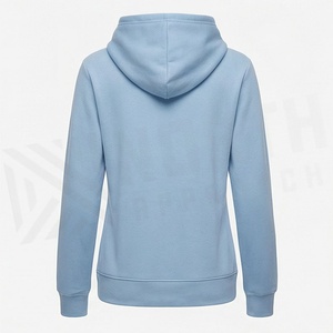 Sudadera con Capucha para Mujer, Térmica, Informal, Estilo Urbano, Hombros Caídos, Transpirable, Ecológica, Tejida, Color Personalizado 02 - Product Image 2