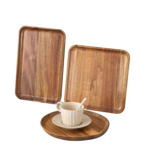 Plateau de petit-déjeuner en bois d'acacia de qualité supérieure avec pieds pliables pour le service au lit et une utilisation élégante à la maison, dans les hôtels et l'hôtellerie - Product Image 2