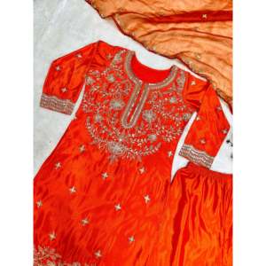 Elegante Conjunto de Top, Pantalón y Dupatta para Mujer, Ideal para Fiestas y Ocasiones Especiales - Product Image 4