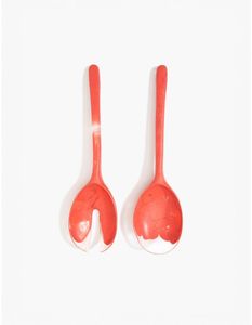 <b>SERVING</b> STYLE HANDMADE RESIN SALAD <b>SPOON</b> Servers Decorative <b>Serving</b> <b>Spoons</b> Set Salad Mixing Dinner Fork <b>Spoon</b> Handle Salad - Product Image 5