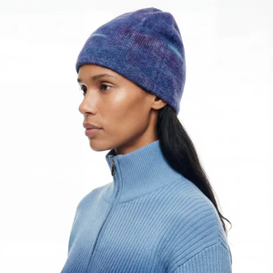 Gorro de Lana con Logotipo Personalizado, Impresión Digital, Tejido de Lana, Estilo Mohair, Venta al Por Mayor de Fábrica - Product Image 2