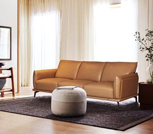 Sofá Seccional en Forma de L BACARDI de 13 Piezas, Tapizado en Cuero PU, Estructura de Madera Maciza, Patas de Metal, Espuma de Alta Densidad, Muebles Modernos Recron - Product Image 3