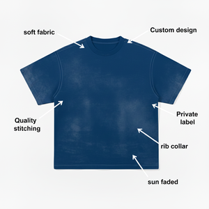 T-shirts unisexes amples et surdimensionnés en coton 100% 305 g/m² avec logo personnalisé OEM imprimé, style streetwear pour hommes, t-shirts graphiques pour hommes - Product Image 6