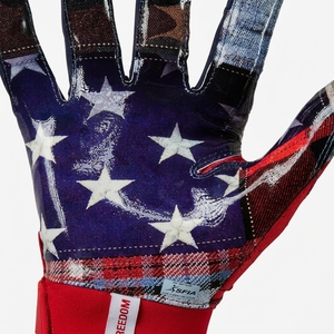 Gants à doigts entiers, design drapeau américain, antidérapants, pour usage extérieur, fermeture auto-agrippante, unisexe, toutes saisons, en polyester - Product Image 5