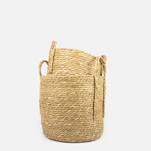 Wholesale Handwoven Seagrass Planter <b>Basket</b> with Handles Liner Boho Indoor Outdoor Storage Pot <b>for</b> Home Garden Decor OEM ODM - Product Image 4